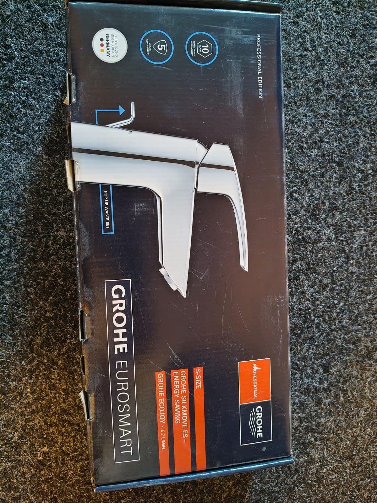 2x Grohe Eurosmart S wastafelkraan met waste, nieuw in doos, Ophalen of Verzenden, Nieuw, Chroom, Wastafel
