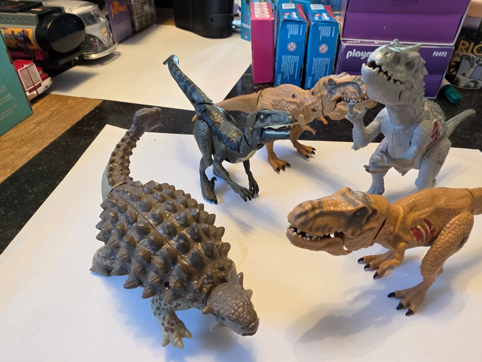 Jurrasic Park 5 dino's, Verzamelen, Ophalen of Verzenden, Zo goed als nieuw