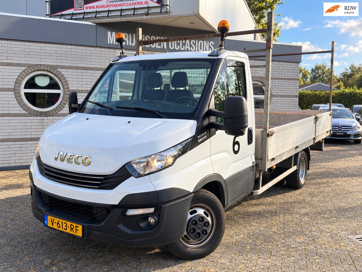 Iveco Daily 35C16D 2.3 375 |Airco|Bakverlichting|Trekhk|, Auto's, Gebruikt, Iveco, Wit, Origineel Nederlands