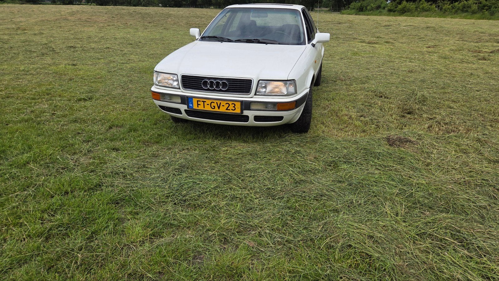 Audi 80 2.6 E 110KW AUT E2 1992 Wit, Auto's, Audi, Origineel Nederlands, Bedrijf, 149 pk, 6 cilinders