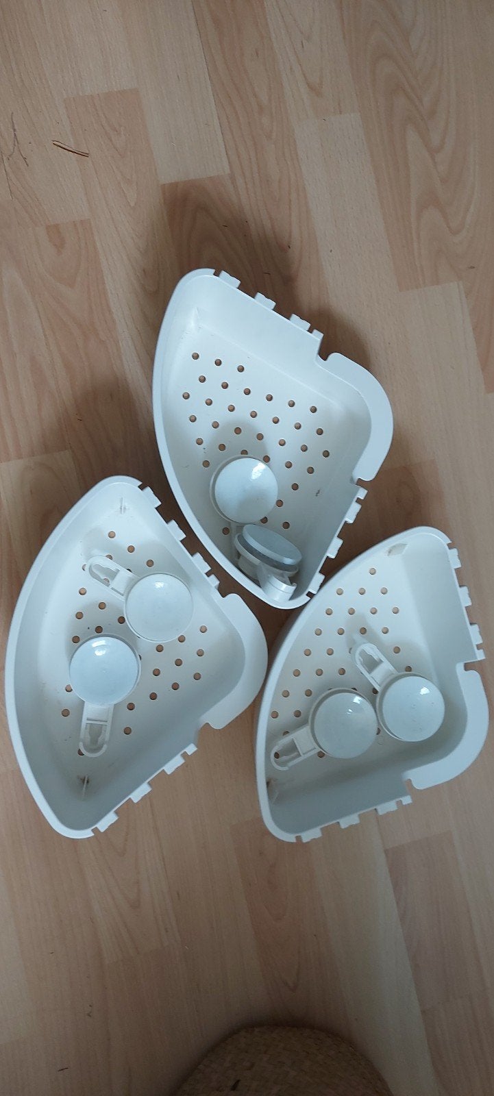 IKEA douchebakjes met zuignappen (3 stuks), Ophalen of Verzenden, Gebruikt, Douche