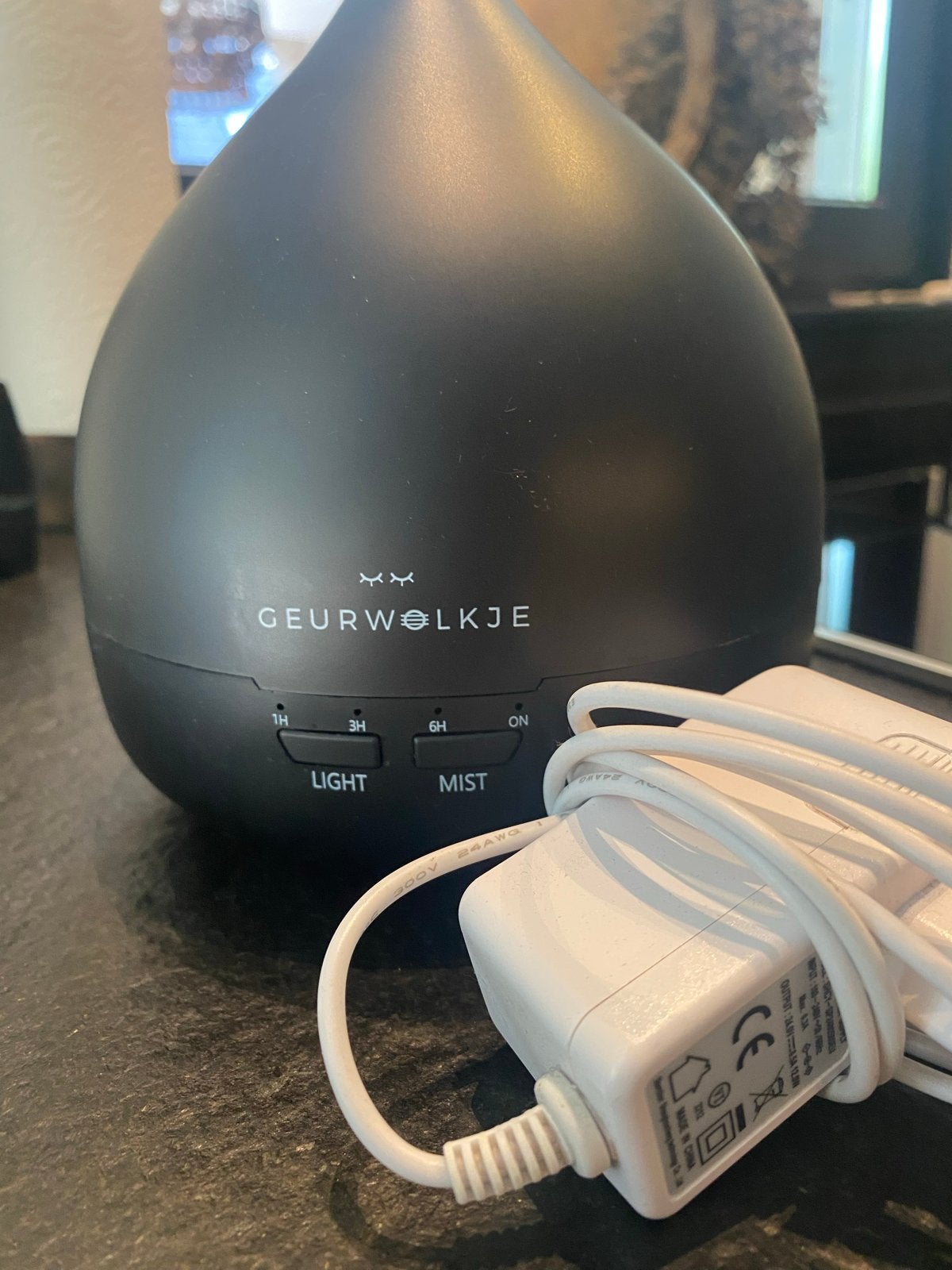 Geurwolkje Diffuser - Zwart, Ophalen of Verzenden, Zo goed als nieuw