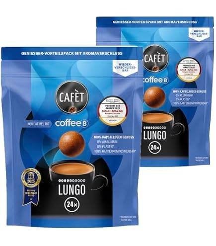 Cafet CoffeeB Lungo 136g, 4pack – Diverse smaken beschikbaar, Ophalen of Verzenden, -, -, -