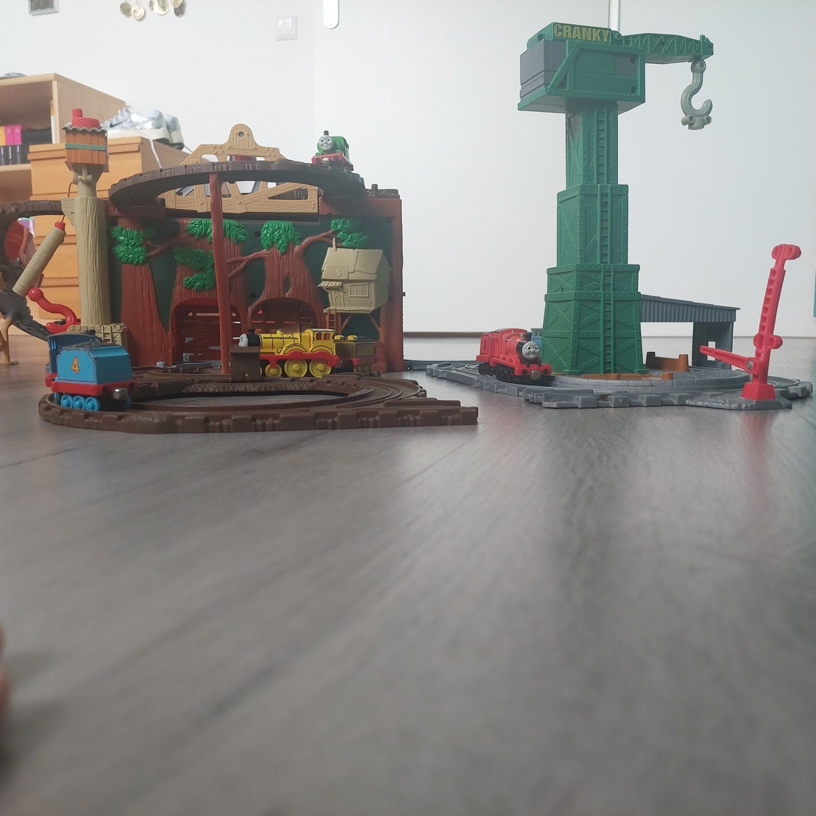 Thomas de Trein speelsets met meerdere treintjes, Ophalen of Verzenden, Gebruikt