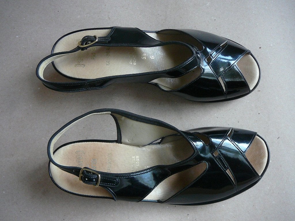 zwarte open damesschoenen Jenny by Ara maat 5,5, Ophalen, Gedragen, Zwart