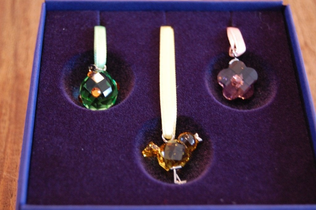 swarovski hanger lente set in bewaardoos incl certificaat, Ophalen of Verzenden, Nieuw, Huisaccessoire