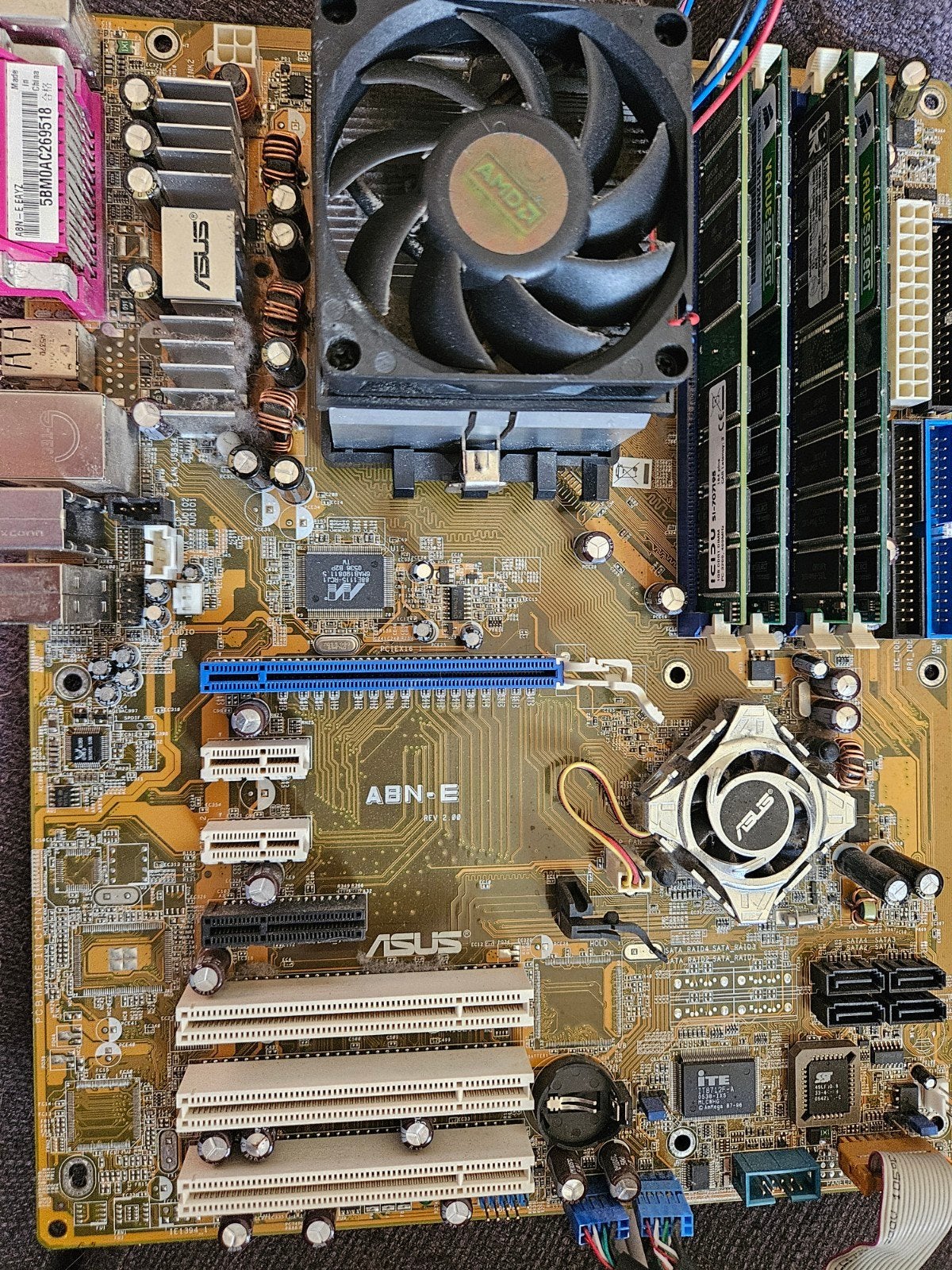 Retro Gaming moederbord Asus A8N-E, Ophalen of Verzenden, DDR3