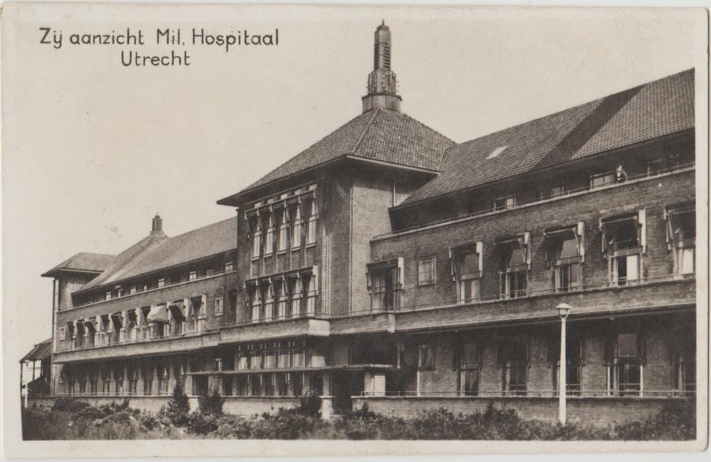militair hospitaal utrecht ziekenhuis ziekenboeg uitg TAKKEN, Ophalen of Verzenden, 1940 tot 1960, Ongelopen, Gebouw