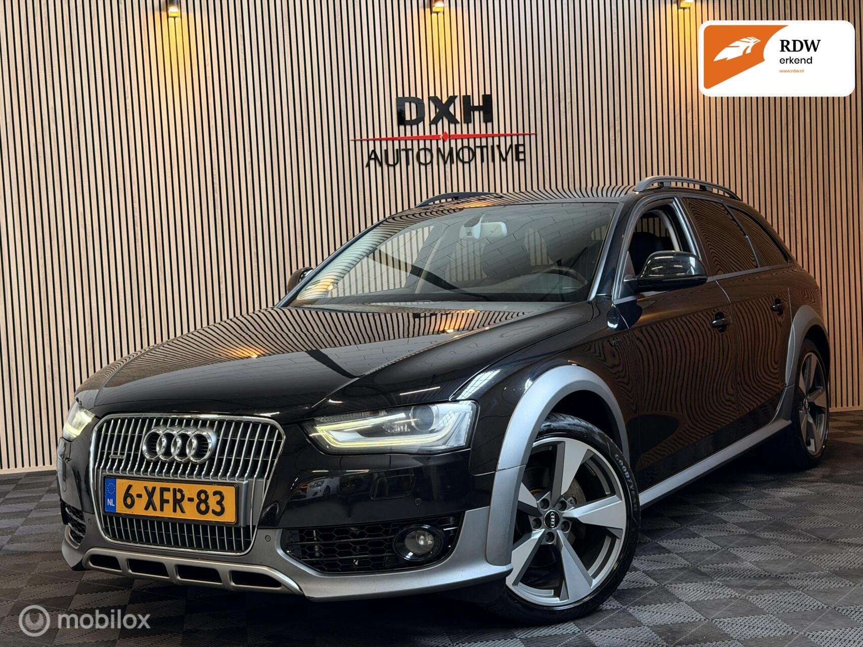 Audi A4 Allroad Quattro 3.0 TDI S-Line APK-10/2027 B&O LEDER, Automaat, Euro 5, Gebruikt, Zwart