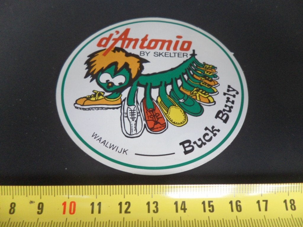 sticker Waalwijk d'Antonio by skelter Buck Burly, Ophalen, Zo goed als nieuw
