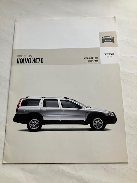 Prijslijst      Volvo  XC70        Modeljaar 2006     NL, Ophalen of Verzenden, Zo goed als nieuw, Volvo
