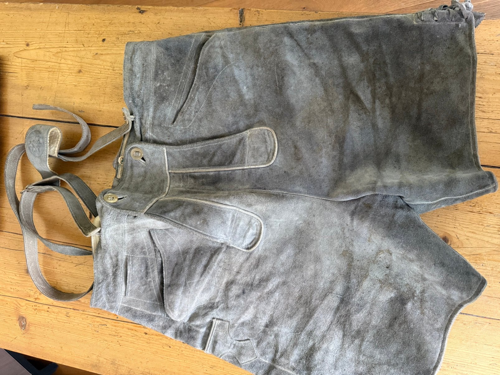 Lederhosen oktoberfest alpen, Ophalen of Verzenden, Zo goed als nieuw, Maat 56/58 (XL), Overige thema's