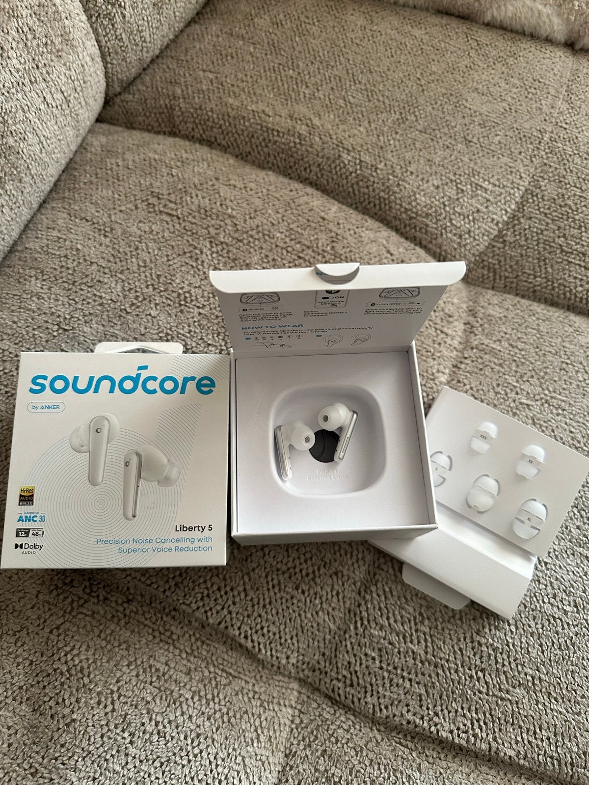 Soundcore Liberty 5 oordopjes (zonder case), Overige merken, In-ear, Gebruikt, Bluetooth