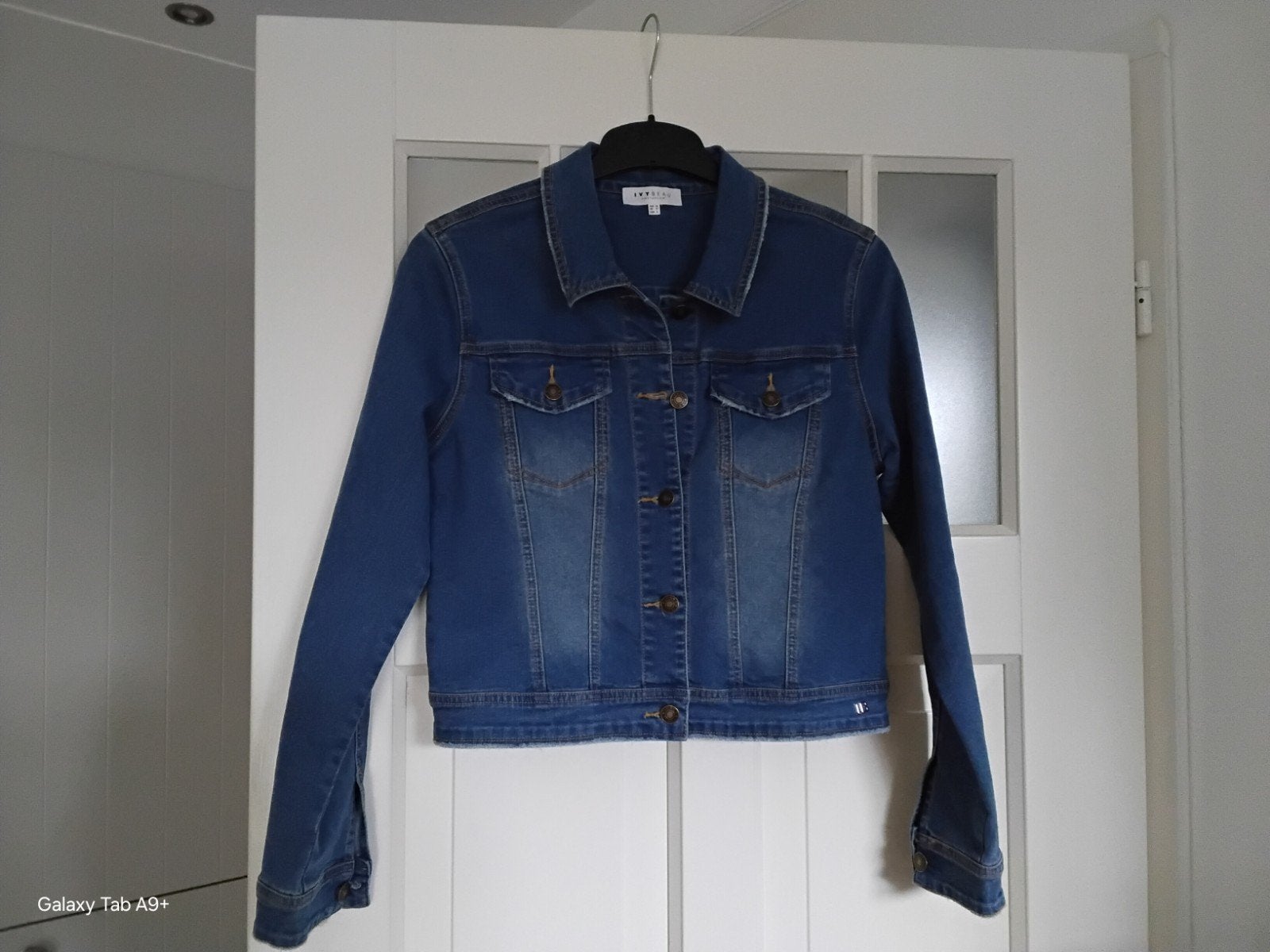 SPIJKERJASJE     IVY   BEAU        maat    38, Ophalen of Verzenden, Zo goed als nieuw, Maat 38/40 (M), Blauw