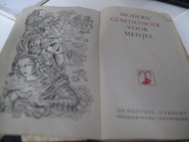 Modern gebedenboek voor meisjes   uit 1947, Antiek en Kunst, Ophalen of Verzenden