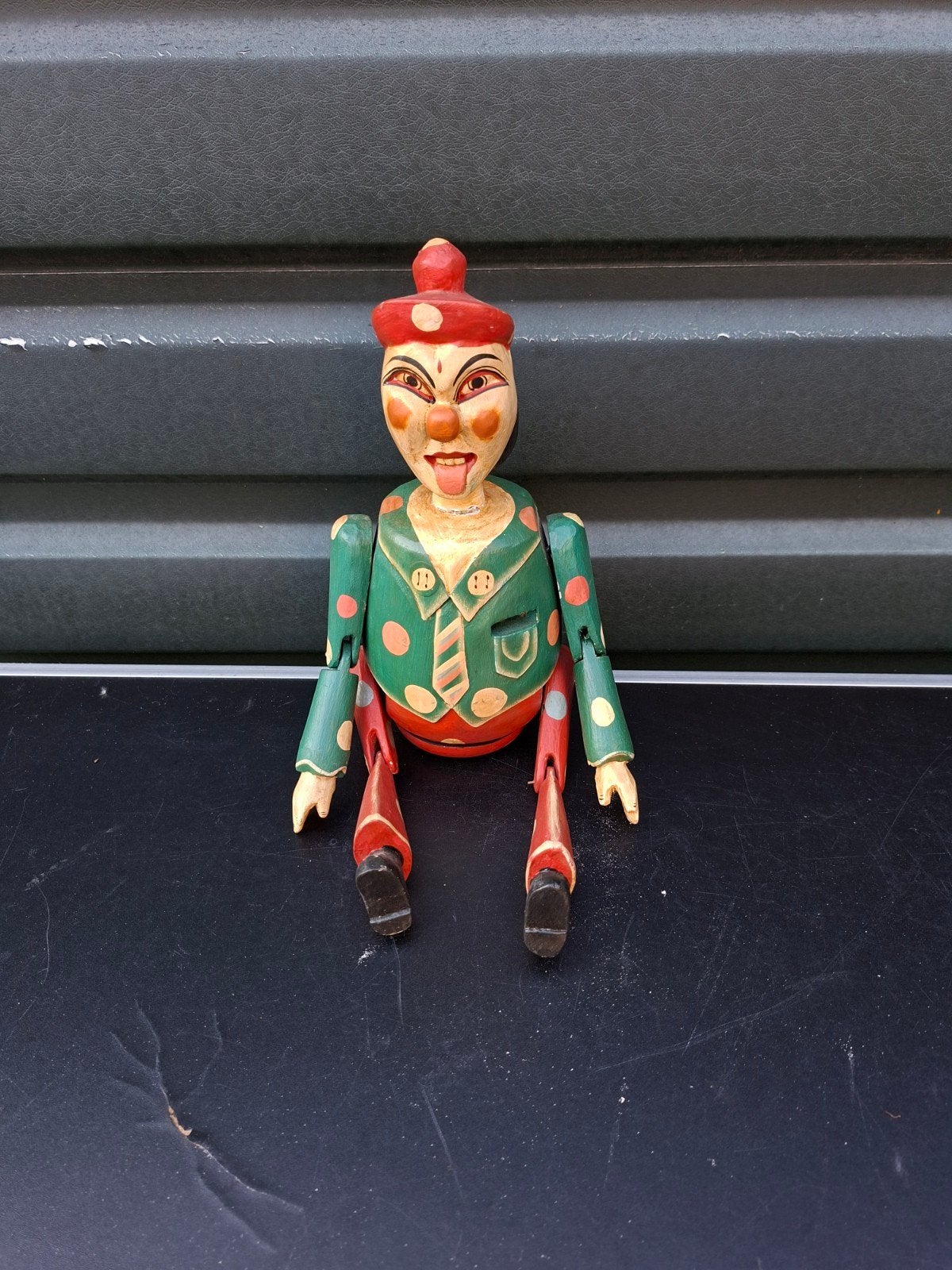 Vintage Houten Spaarpot, Verzamelen, Ophalen