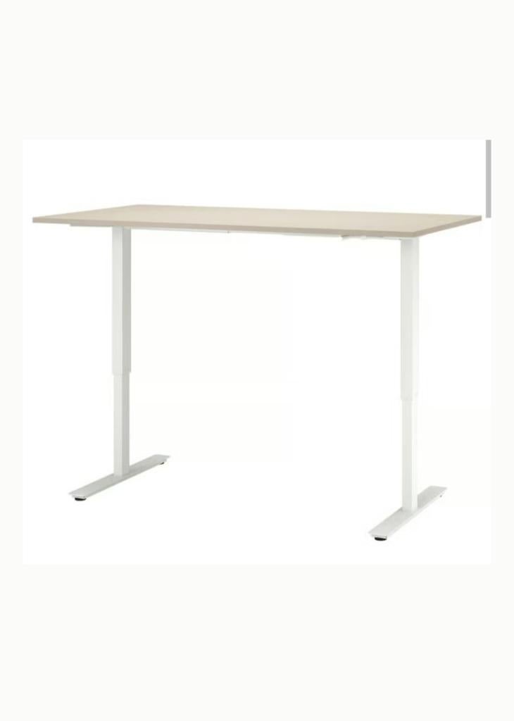 bureau zit-sta Trotten IKEA 120 x70 cm OPHALEN tot 21-5, Huis en Inrichting, Bureaus, Ophalen, In hoogte verstelbaar, Zo goed als nieuw