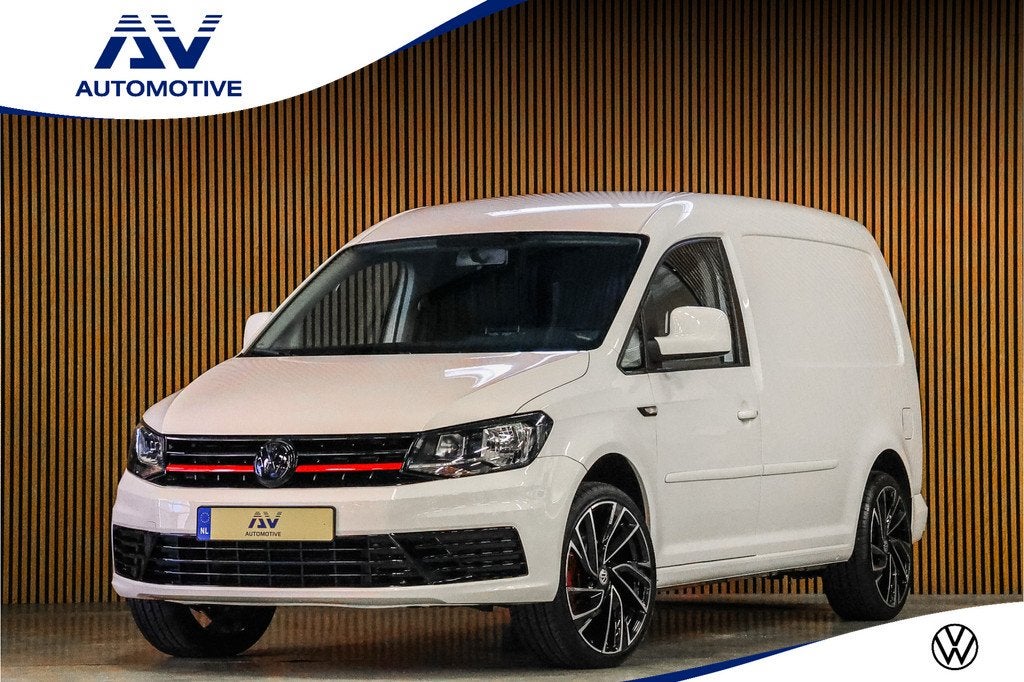 Volkswagen Caddy 2.0 TDI L2H1 | Navigatie | Cruise control |, Gebruikt, Volkswagen, Wit, Bedrijf