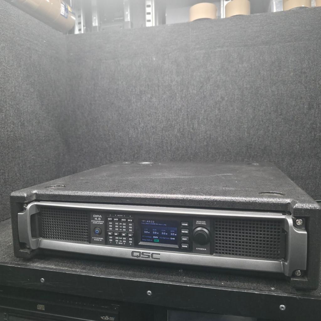 QSC DPA 4.5 versterker 5000 watt met dsp, Ophalen of Verzenden, 120 watt of meer, Overige merken