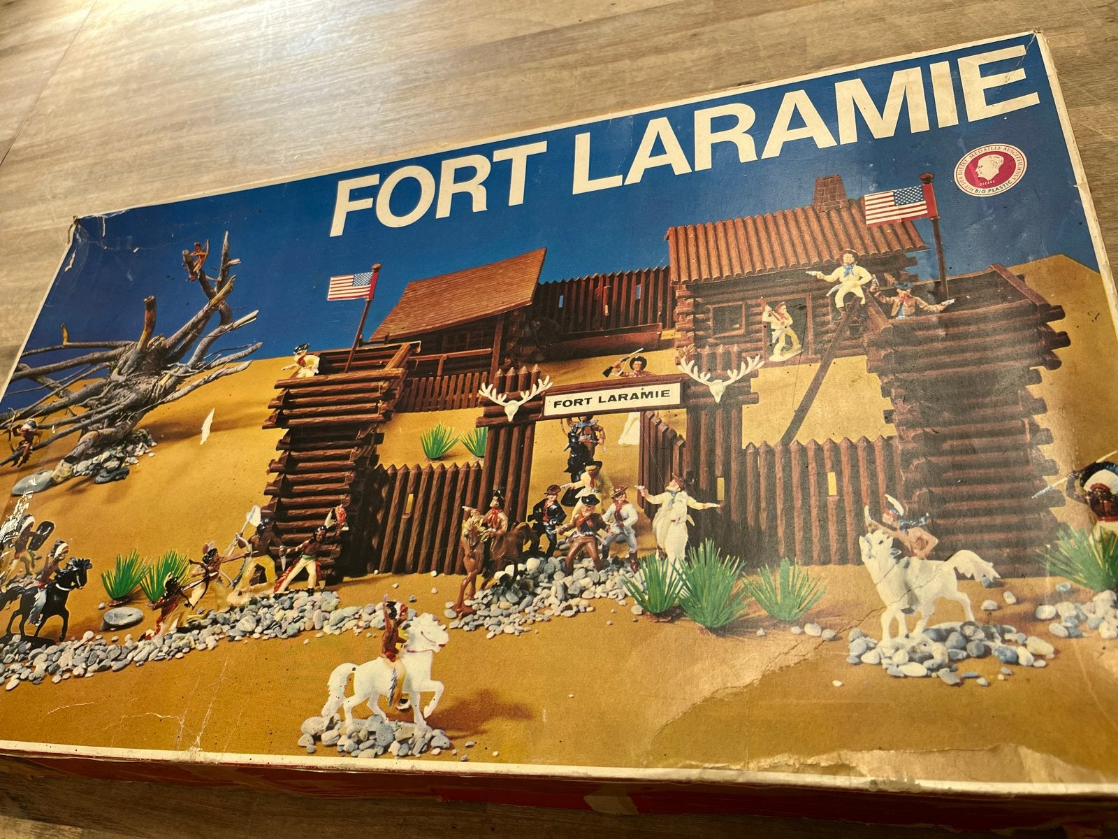 Vintage Fort Laramie Speelset - Compleet met Figuren, Jongen of Meisje, Xx, Ophalen of Verzenden, Xx