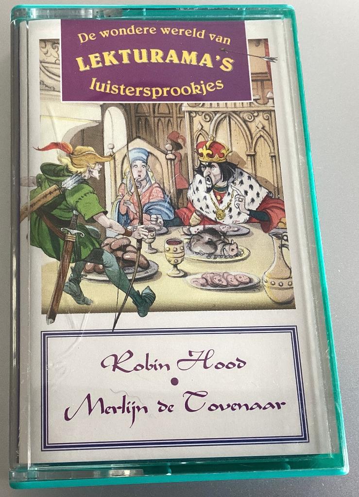 Robin Hood en Merlijn de Tovernaar MC, Cd's en Dvd's, Cassettebandjes, Gebruikt, Kinderen en Jeugd, 1 bandje, Ophalen of Verzenden