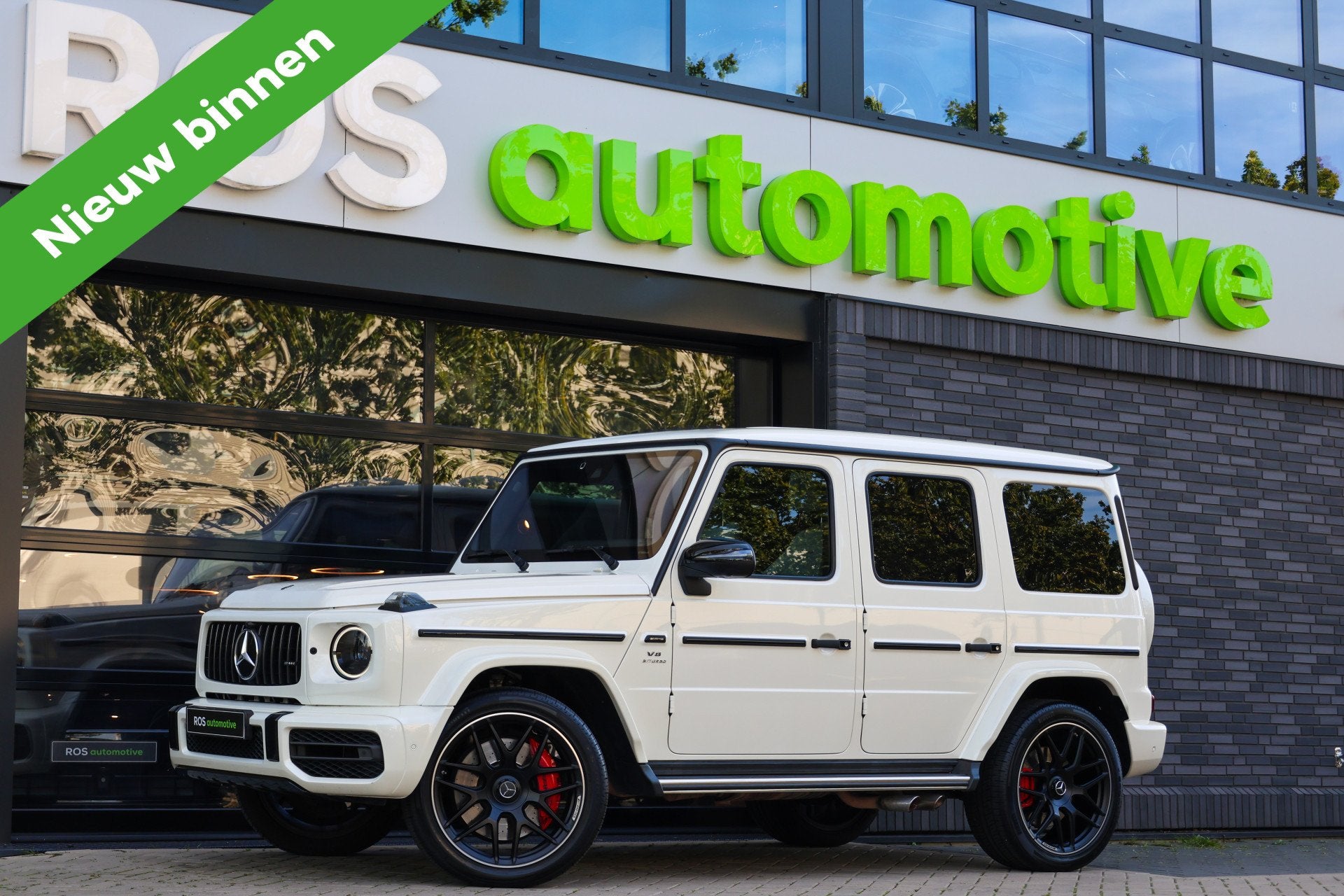 Mercedes-Benz G-Klasse 63 | MANUFAKTUR | BURMESTER 3D | MASS, Automaat, G-Klasse, Wit, Leder