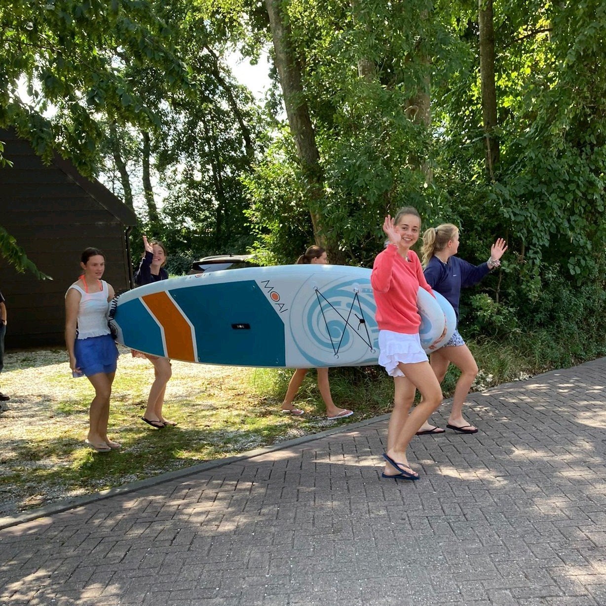 2x Moai SUP Board 10'6 Compleet - Zo goed als nieuw, Ophalen of Verzenden, Zo goed als nieuw