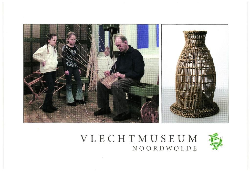 801594 Noordwolde Fr Vlechtmuseum Nette kaart Onbeschreven