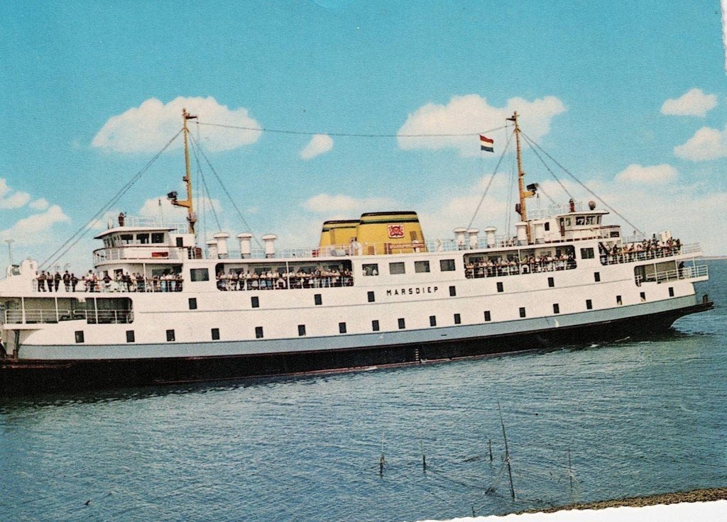 Boot Texel Marsdiep 50, Ophalen of Verzenden, 1960 tot 1980, Gelopen, Overige thema's