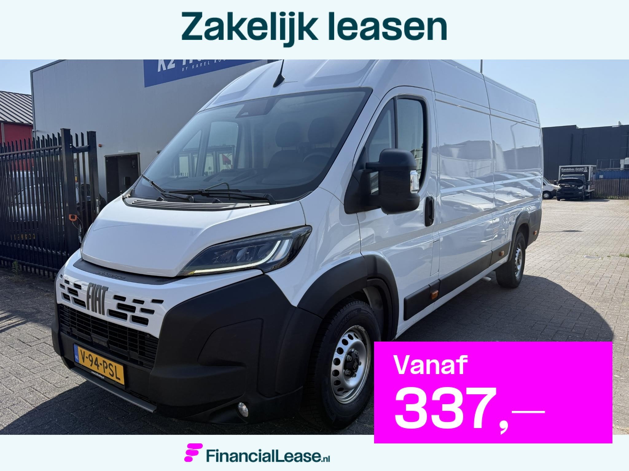 Fiat Ducato 2.2 MultiJet 180 S&S L4H2 3.5t Heavy BPM VRIJ*, Voorwielaandrijving, Stof, Gebruikt, 4 cilinders