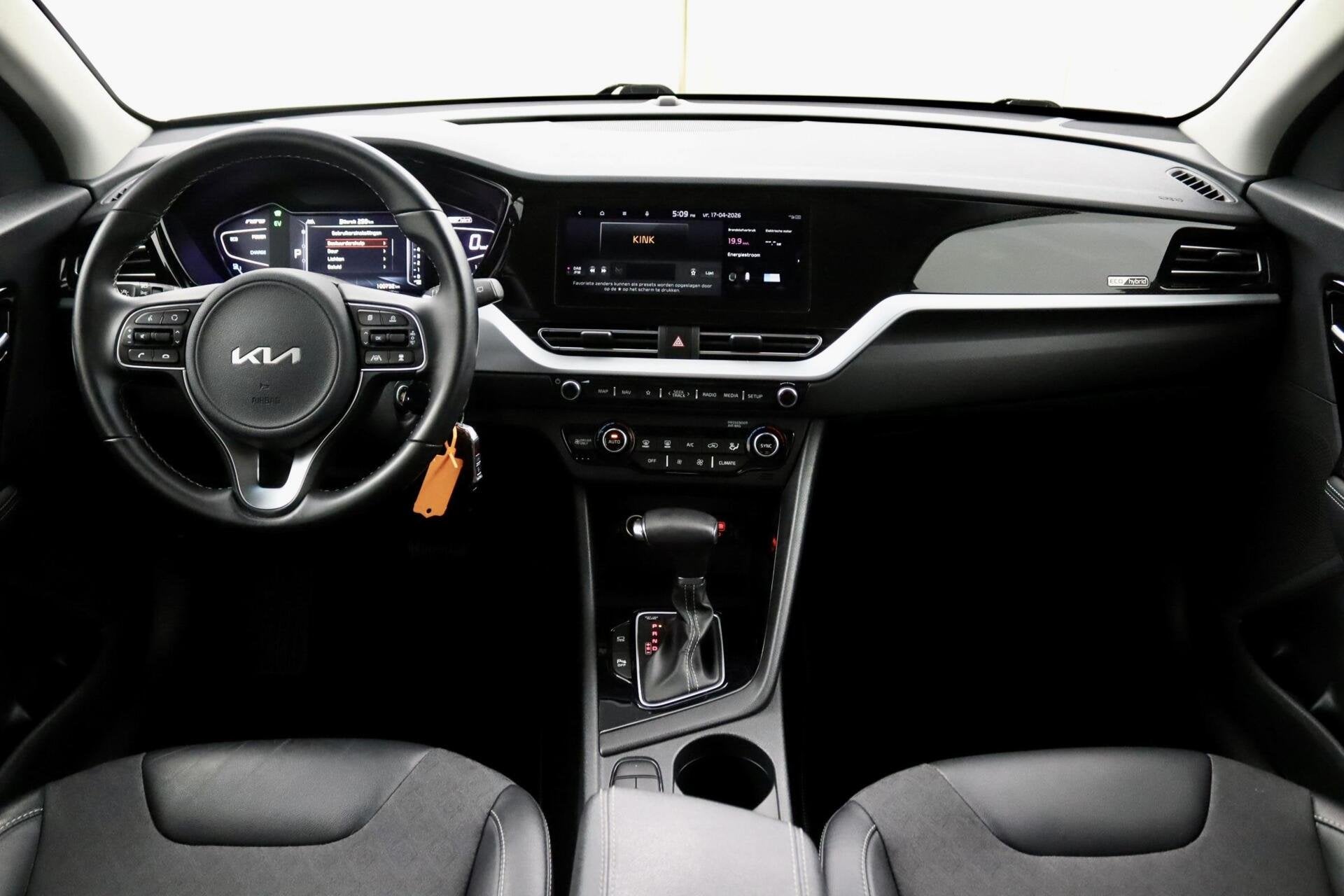 Kia Niro 1.6 GDi Hybrid DynamicLine blauw automaat, Auto's, Gebruikt, Euro 6, Blauw, Origineel Nederlands