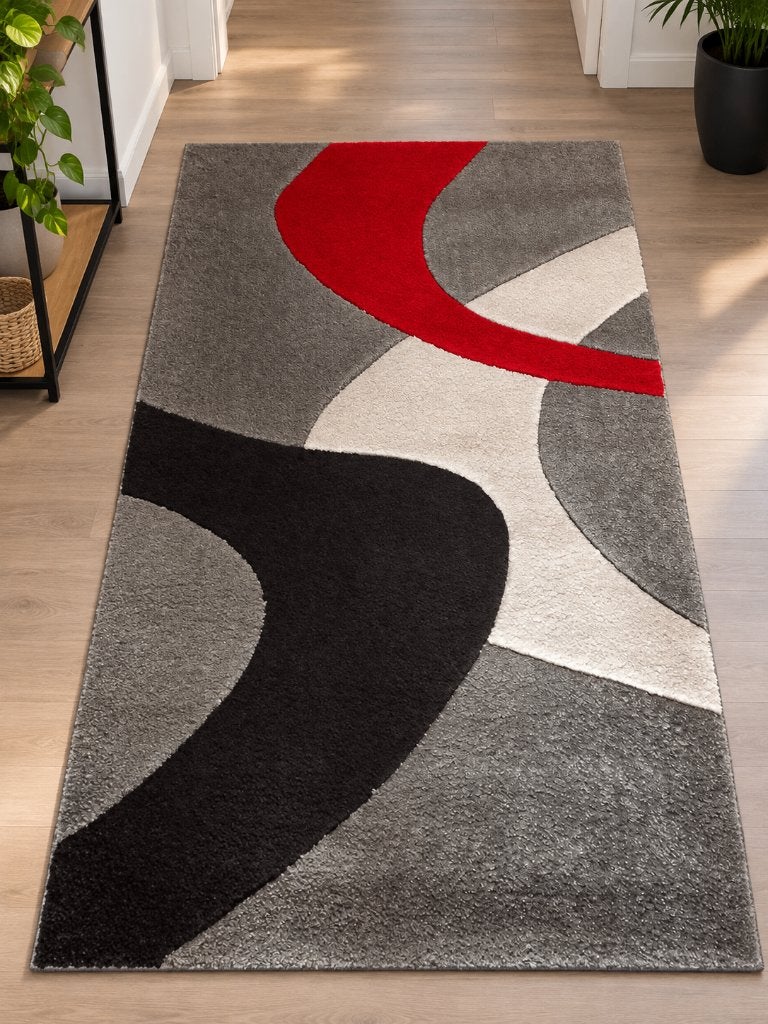 Rodin vloerkleed 80  150 cm – Made in Turkey, Ophalen of Verzenden, Zo goed als nieuw, Rechthoekig, Zwart