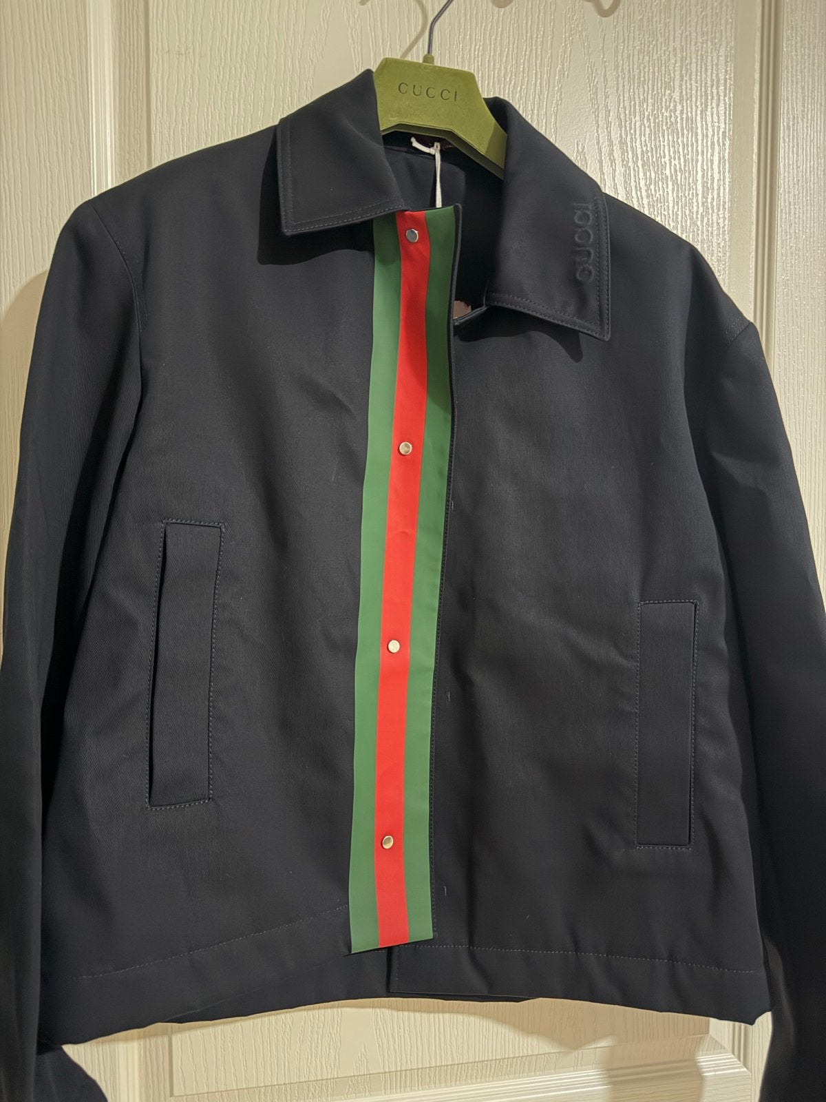 Gucci jas, Ophalen of Verzenden, Nieuw, Maat 48/50 (M), Zwart