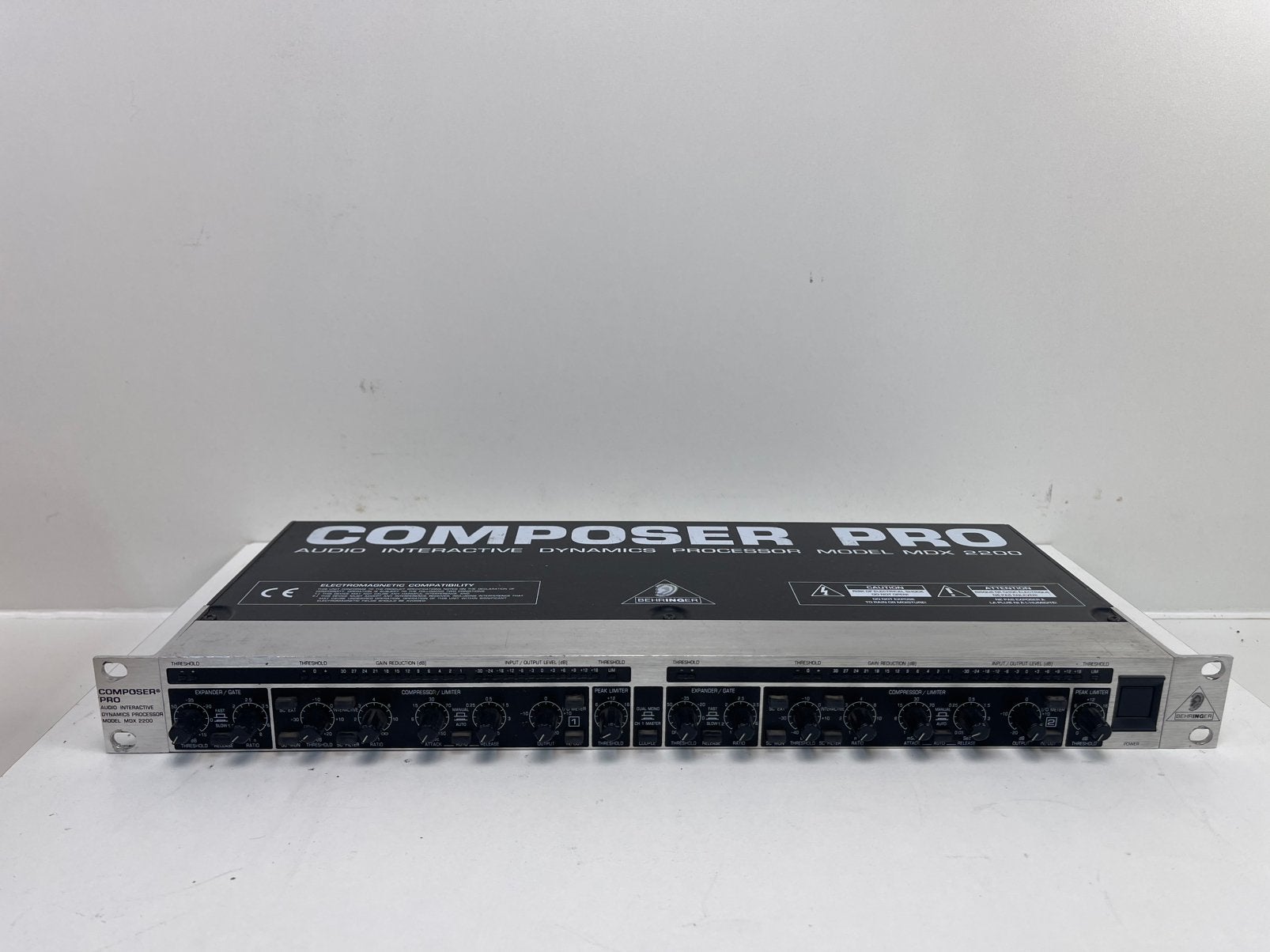 BEHRINGER COMPOSER PRO MDX2200 Compressor / Limiter ZGAN, Muziek en Instrumenten, Effecten, Ophalen, Gebruikt, Compressor