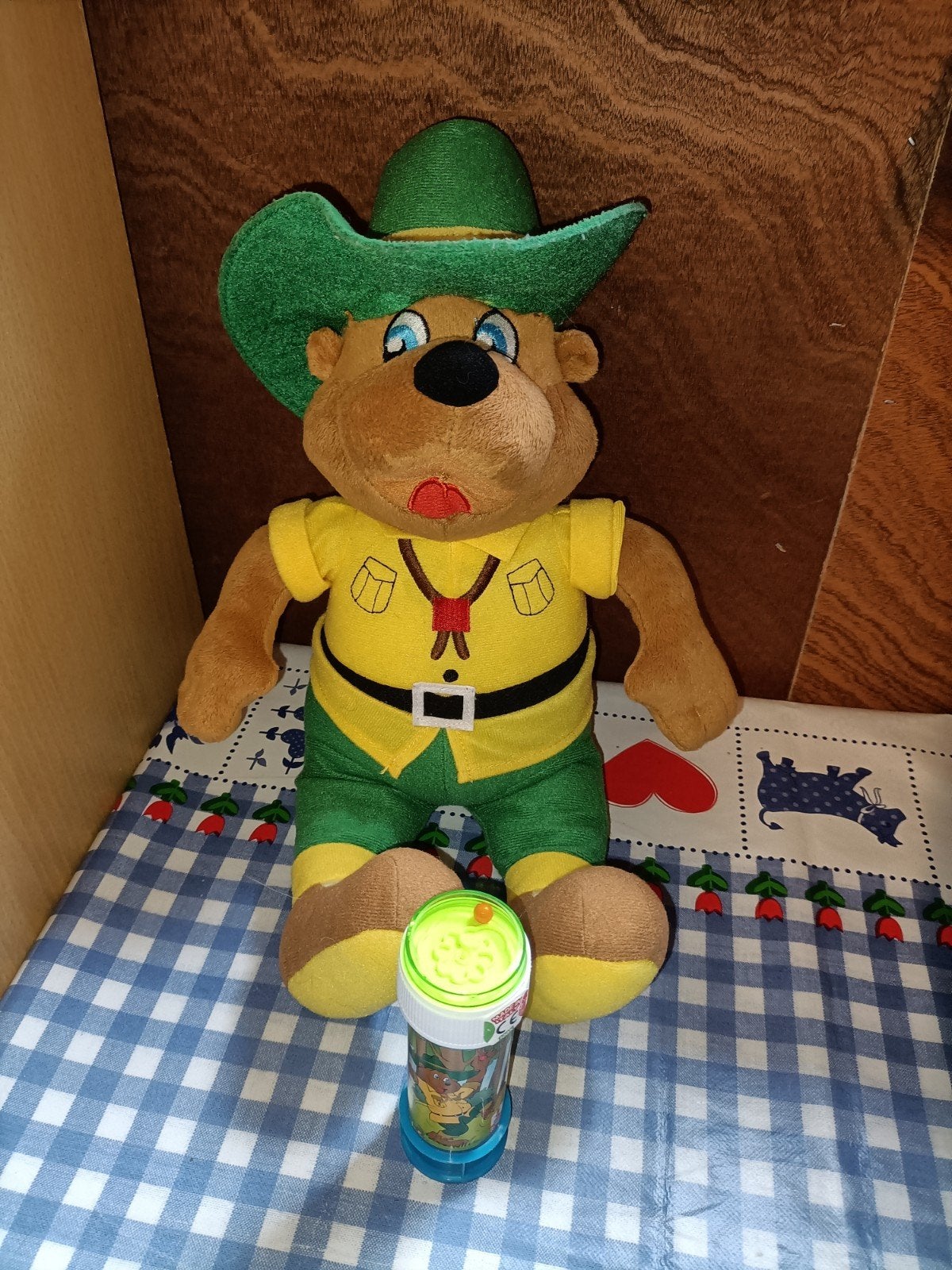 Bollo de Beer knuffel 40 cm groot + nieuwe bellenblaas, Ophalen of Verzenden, Zo goed als nieuw, Beer