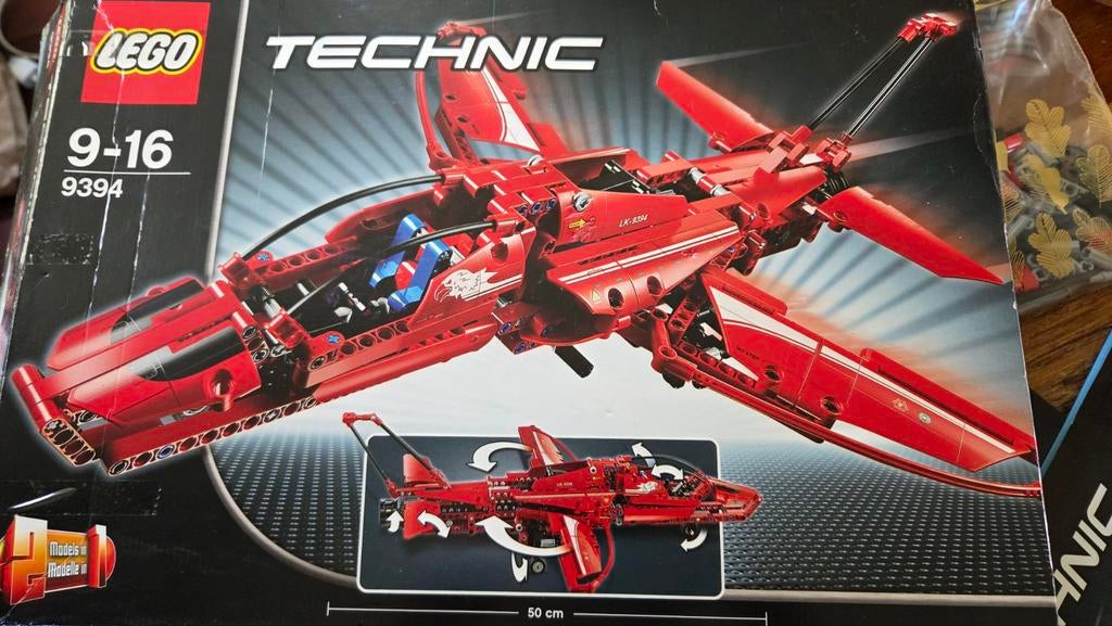 LEGO Technic 9394 Jet Plane, Ophalen of Verzenden, Zo goed als nieuw, Technic, Complete set