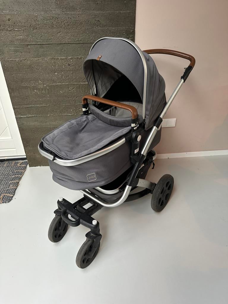 Joolz Geo2 kinderwagen Hippo Grey acessoires, licht gebruikt, Zo goed als nieuw, Met reiswieg, Ophalen, Kinderwagen
