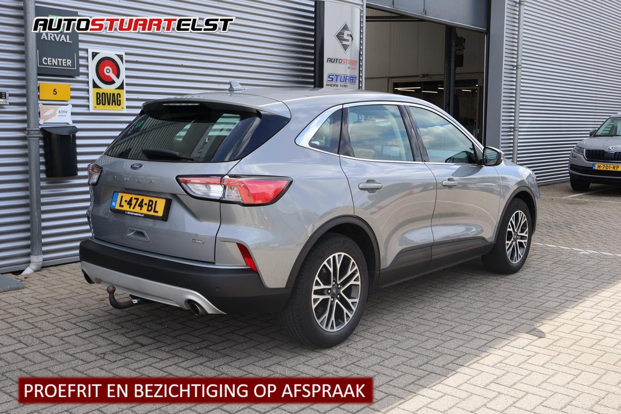 Ford Kuga 2.5 PHEV Titanium 1e Eigenaar | Volledig Onderh |, Gebruikt, Euro 6, 4 cilinders, Grijs