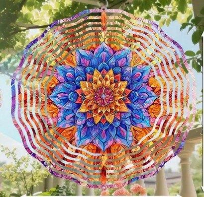 3D effect windspinner, Tuin en Terras, Windwijzers en Windmolens, Verzenden, Nieuw