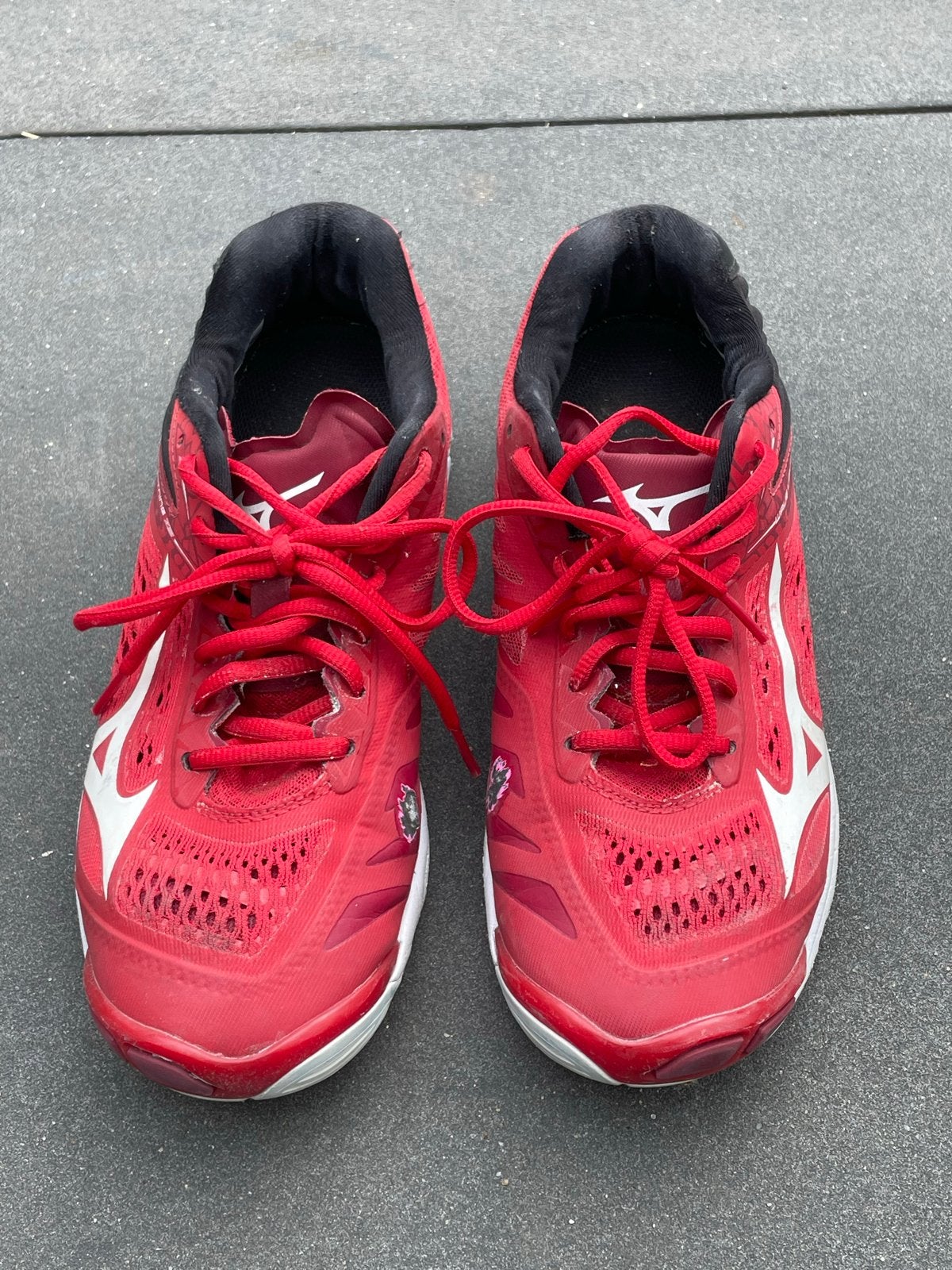 Mizuno Wave Lightning Z3 Volleybalschoenen Rood, Ophalen of Verzenden, Gedragen, Rood, Sportschoenen