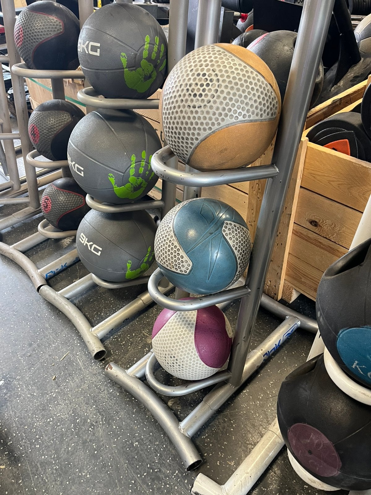 Reebok medicine ballen 3-4-5 kg gewichten, Gebruikt, 3-4-5 kg, Ophalen of Verzenden, Reebok