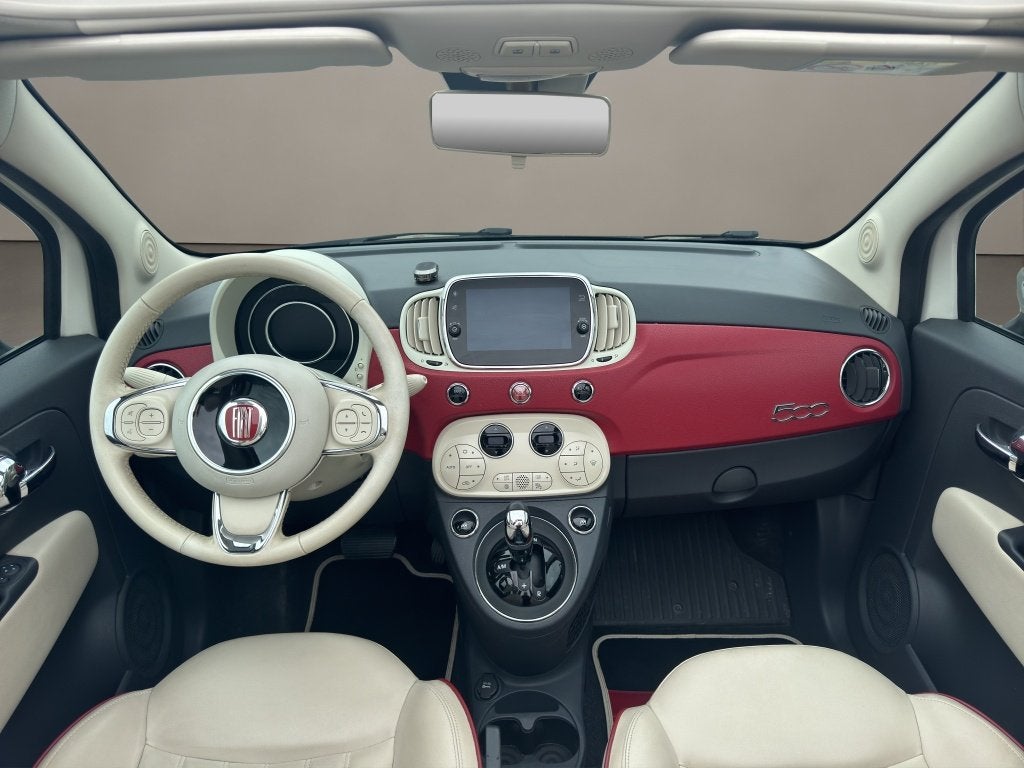 Fiat 500C 1.2 60Th Anniversary 2017 BICOLORE | Automaat | Ca, Auto's, 12 maanden, Gebruikt, 4 cilinders, Wit