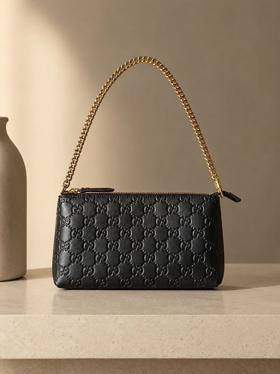 Gucci tas nieuwstaat, Ophalen of Verzenden, Zo goed als nieuw, Zwart, Schoudertasje