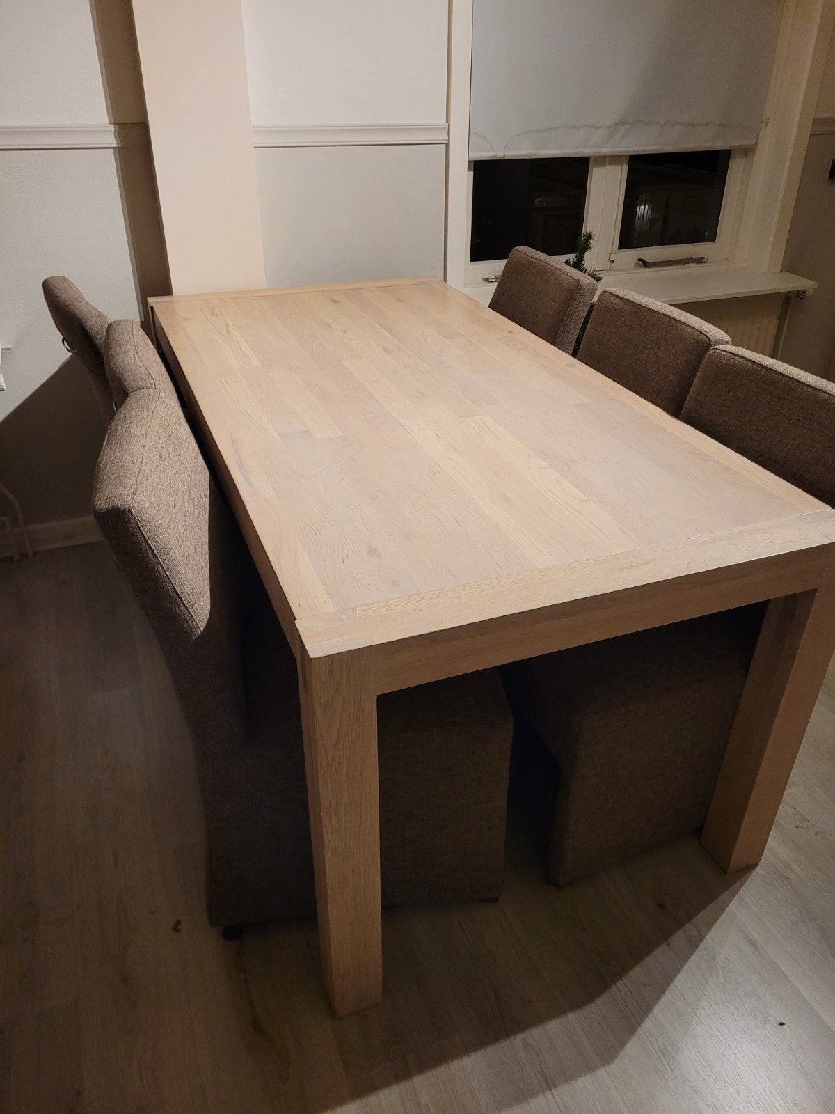Complete Eikenhouten Meubelset - Diverse Maten, Ophalen, Gebruikt, Eikenhout, 200 cm of meer