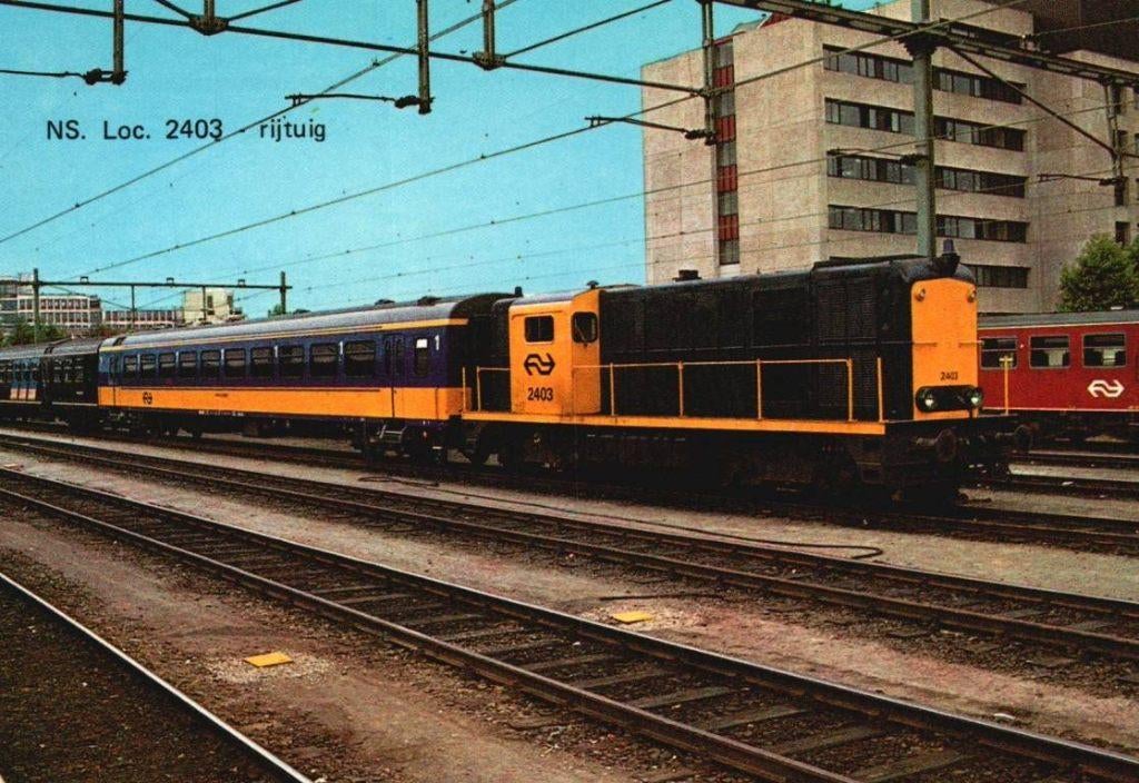 NS Loc. 2403 - Rijtuig, Verzenden, Nieuw, Trein, Kaart of Prent