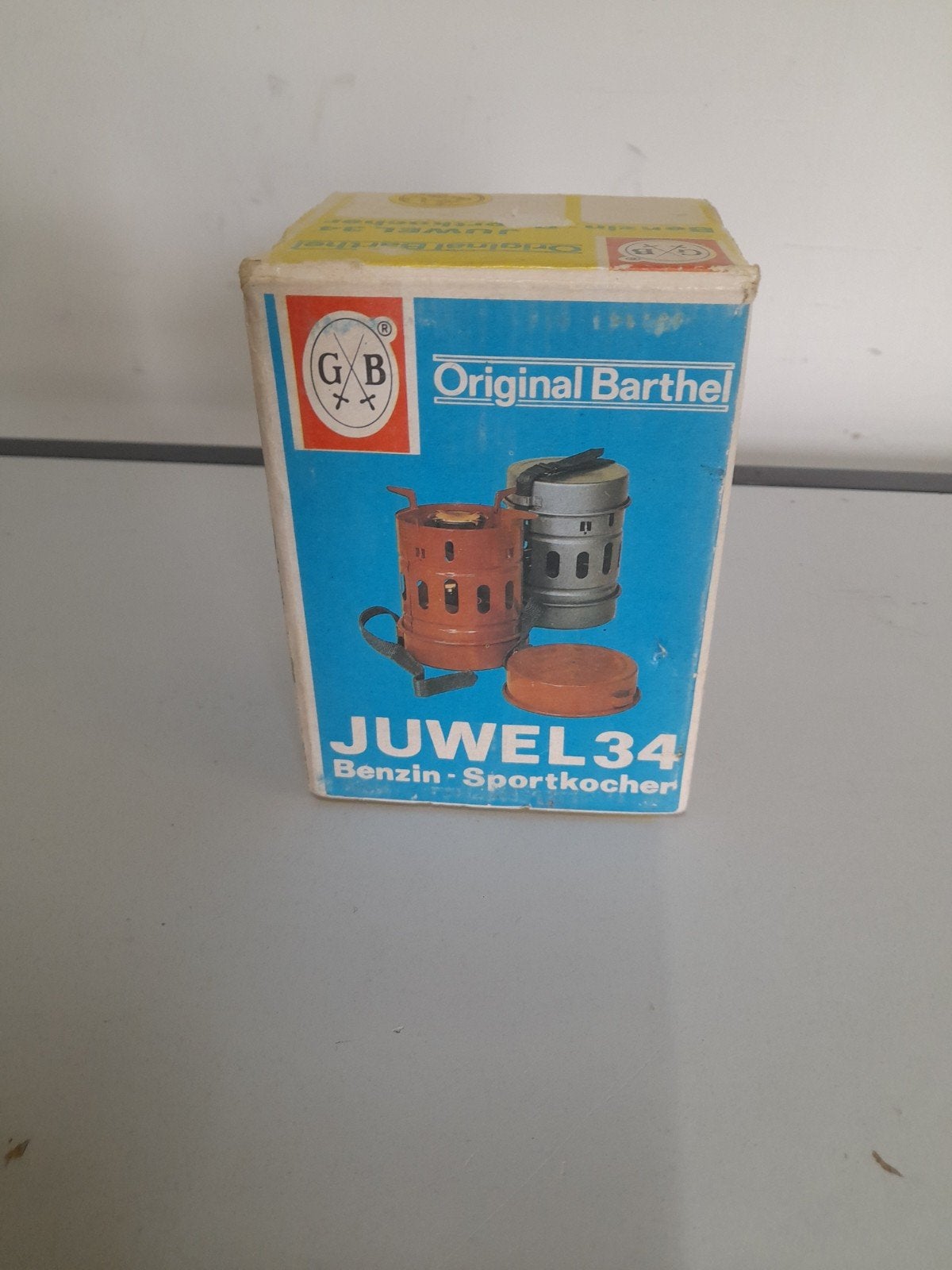 Vintage Juwel 34 benzin sportkocher - benzine gasstel, Ophalen of Verzenden, Gebruikt