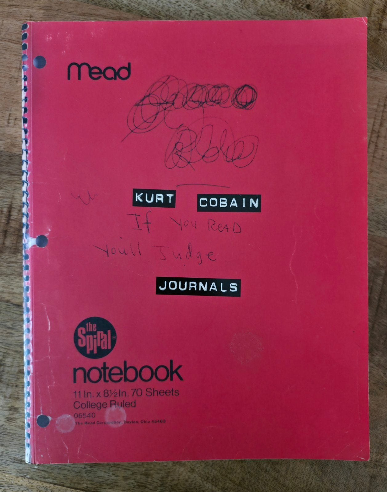 Kurt Cobain Journals - Dagboek, Ophalen of Verzenden, Zo goed als nieuw