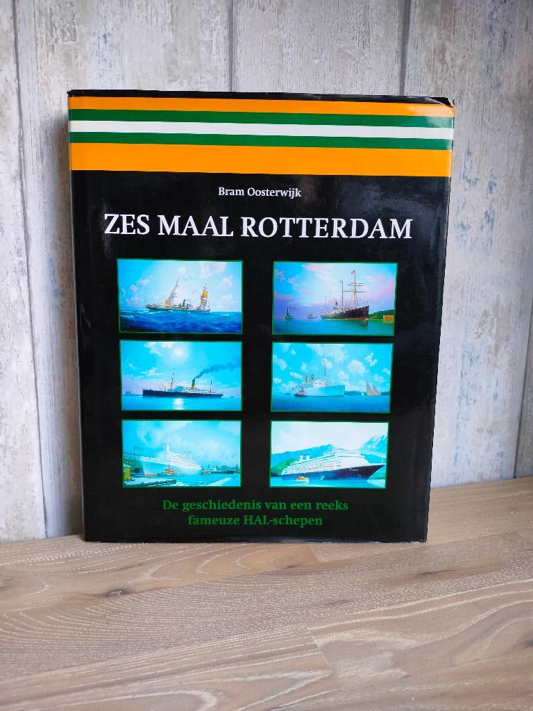 Zes maal Rotterdam -Bram Oosterwijk, Ophalen of Verzenden, Gebruikt, Motorboot, Boek of Tijdschrift