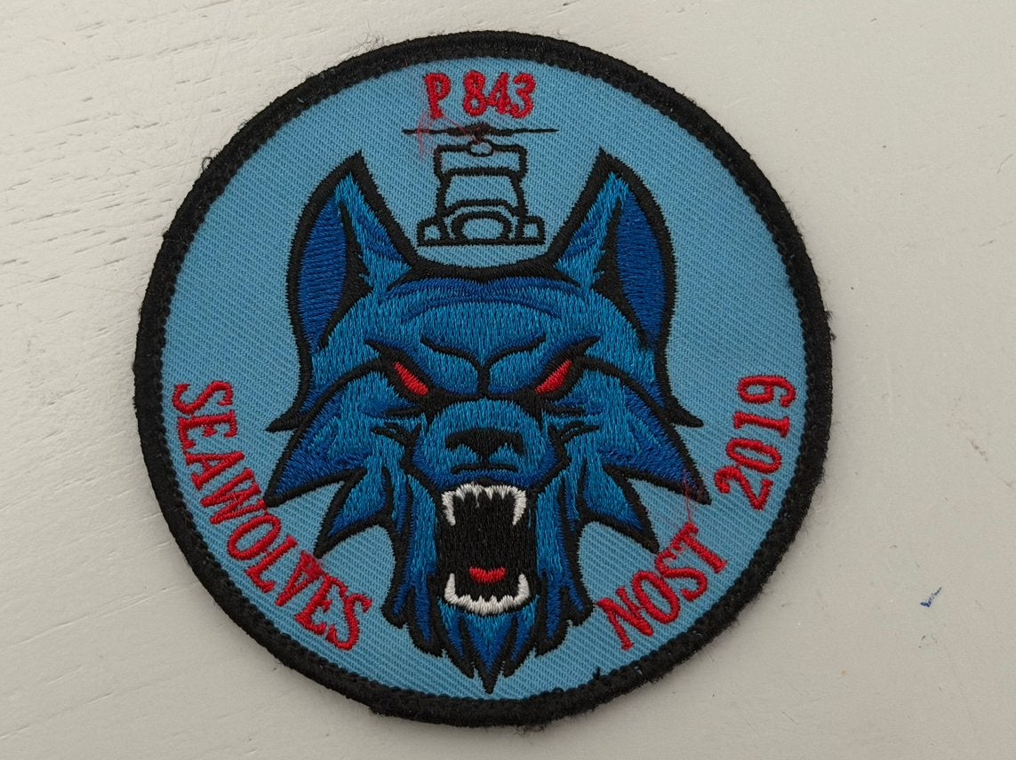 Patch RNLAF MLD 860 SQN, Verzamelen, Ophalen of Verzenden, Luchtmacht, Nederland, Embleem of Badge