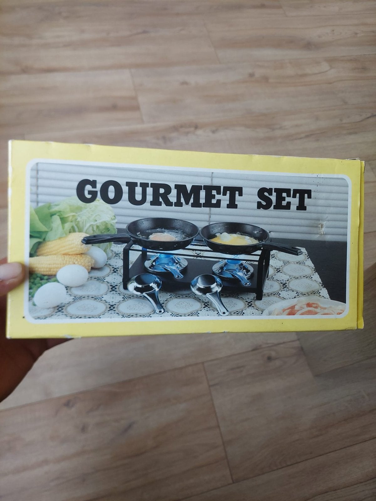 Gourmet set nieuw, Ophalen, Zo goed als nieuw